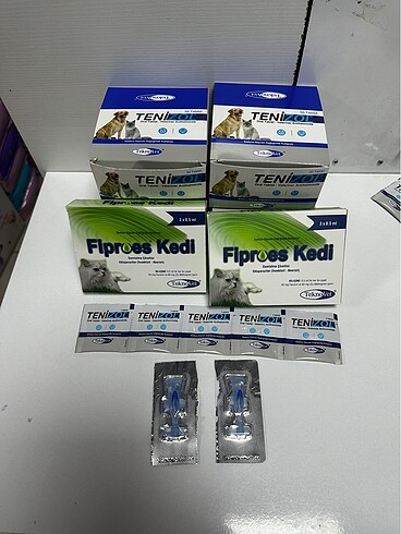 KEDİ İÇİN 5 ADET İÇ PARAZİT 2 DIŞ PARAZİT