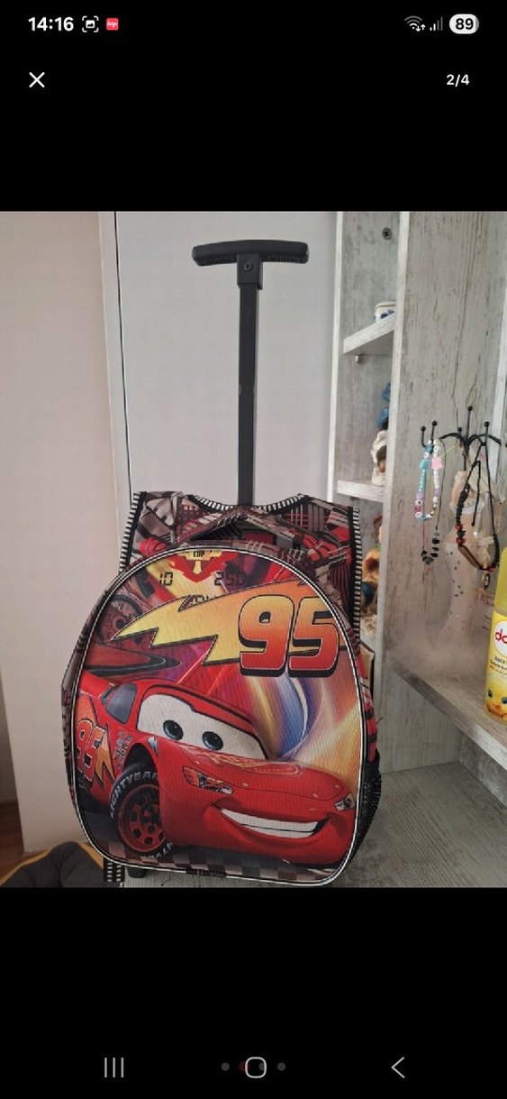 Renkli 95 Baskılı Çocuk Okul Çantası - Görsel 2