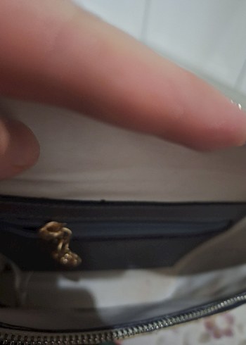 Bej Deri Kemerli Kadın Çanta - Görsel 3