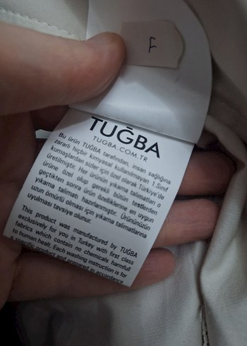 Düğmeli Uzun Beyaz Kadın Trençkot - Görsel 7