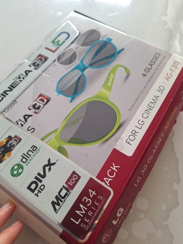 Renkli Parlak LG 3D Gözlük Seti - Görsel 3