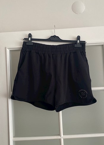Siyah Spor Kadın Mini Şort