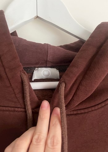 Macdonalds kapşonlu kahve sweat unisex - Görsel 2