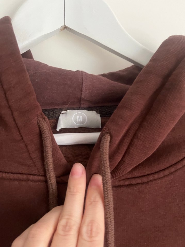 Macdonalds kapşonlu kahve sweat unisex - Görsel 2