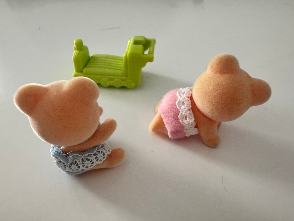 sylvanian families bebek ayıcık kardeşler - Görsel 2