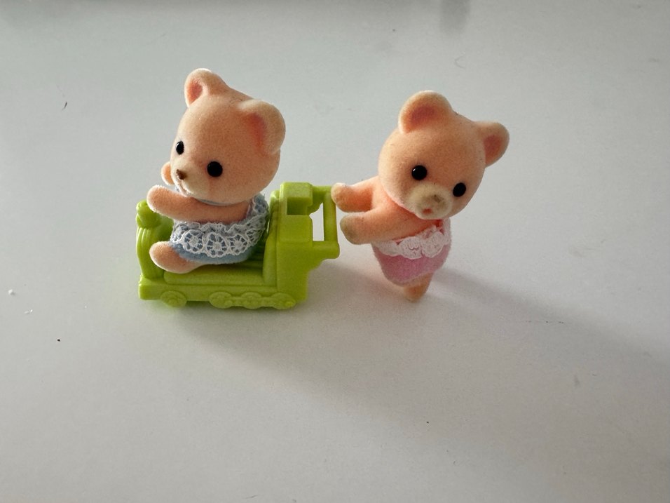 sylvanian families bebek ayıcık kardeşler - Görsel 5