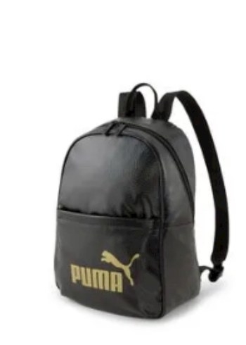 Puma Puma Siyah Deri Sırt Çantası