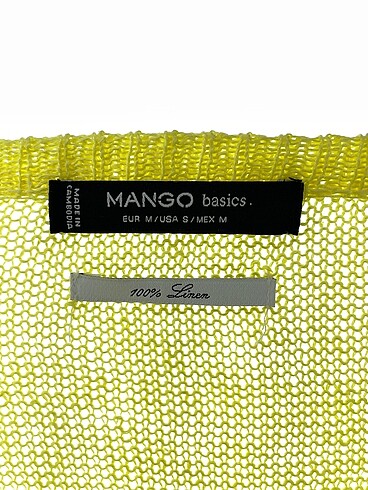 m Beden sarı Renk Mango Bluz %70 İndirimli.