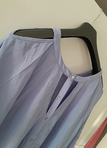 Dökümlü, omuz, sırt dekolteli bluz! - Görsel 4