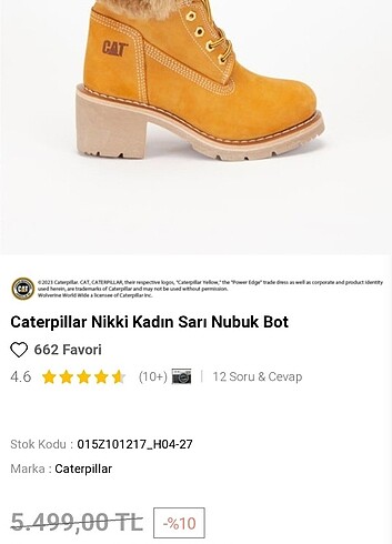 CATERPİLLAR nubuk, topuklu bot! - Görsel 8
