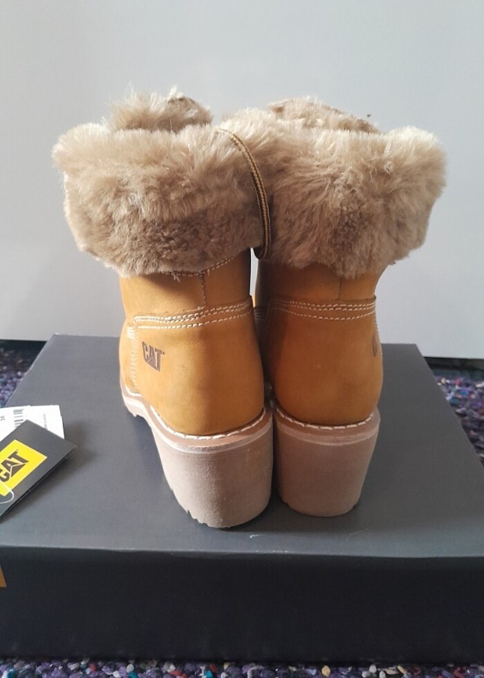 CATERPİLLAR nubuk, topuklu bot! - Görsel 4