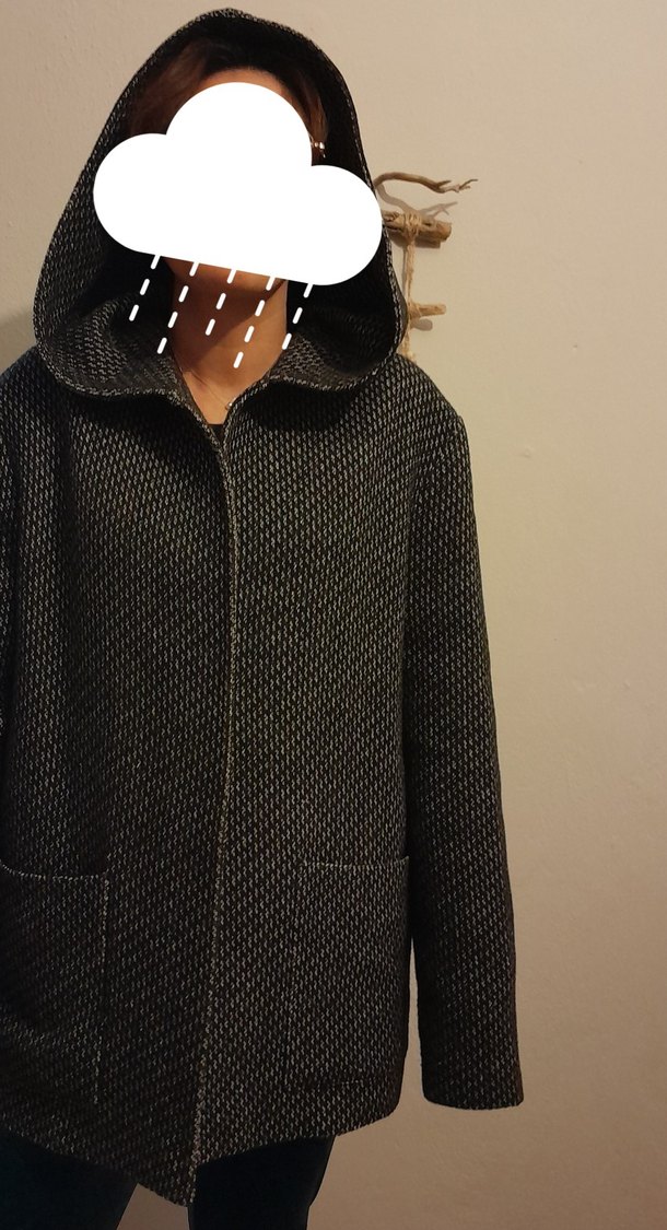 #VDR Via delle Rose büyük kapşonlu mont/ kaban/ ceket! - Görsel 4