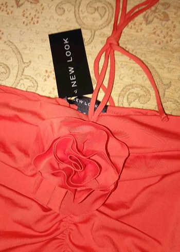 Kırmızı Mini Vintage Bohem Büstiyer - Görsel 3