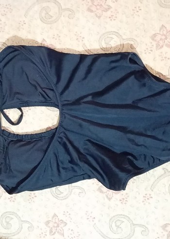 Siyah Strappy Kadın Mayo - Görsel 3