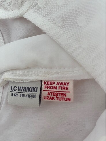 6 Yaş Beden LCW TÜLLÜ ELBİSE