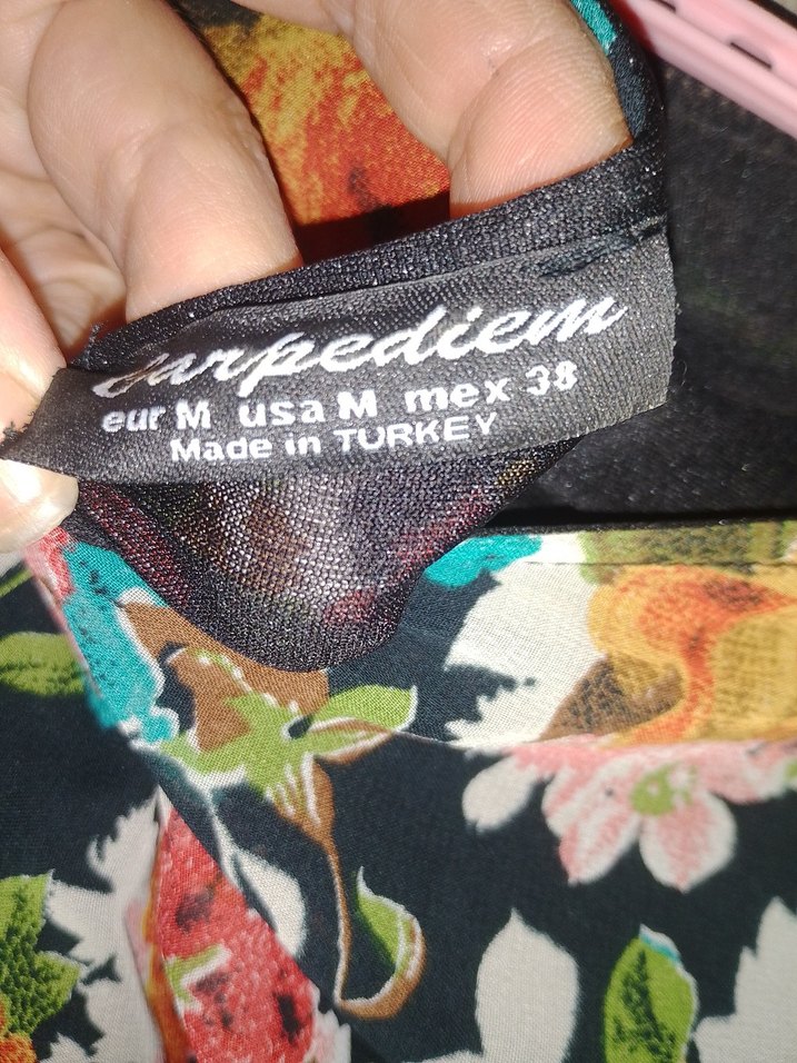 Çiçek Desenli Midi Bohem Elbise - Görsel 3