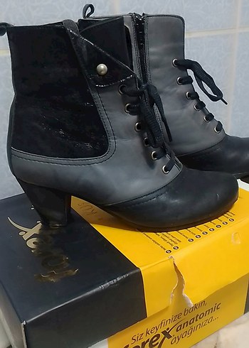 hakiki deri bot hiç giyilmedi sıfır - Görsel 2