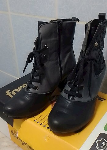 hakiki deri bot hiç giyilmedi sıfır - Görsel 4