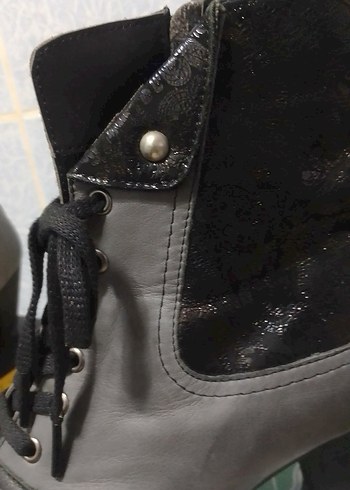 hakiki deri bot hiç giyilmedi sıfır - Görsel 3