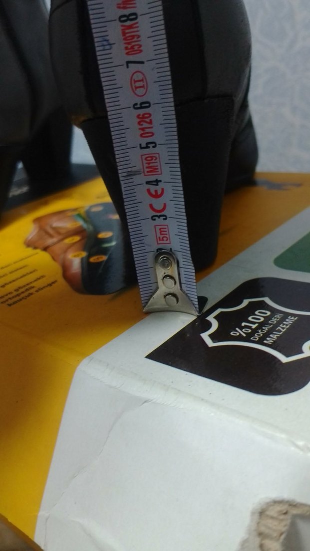 hakiki deri bot hiç giyilmedi sıfır - Görsel 5