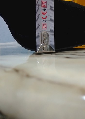 Siyah Pullu Yüksek Topuklu Gotik Kadın Ayakkabı - Görsel 5