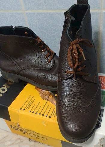 Kahverengi Erkek Kauçuk Bot - Görsel 4