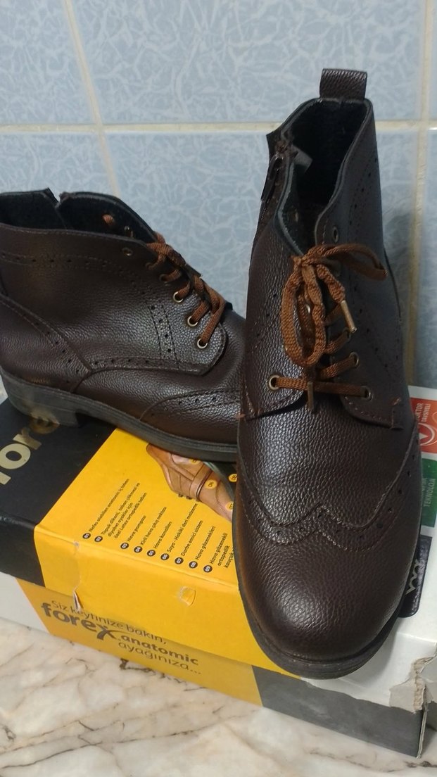 Kahverengi Erkek Kauçuk Bot - Görsel 4