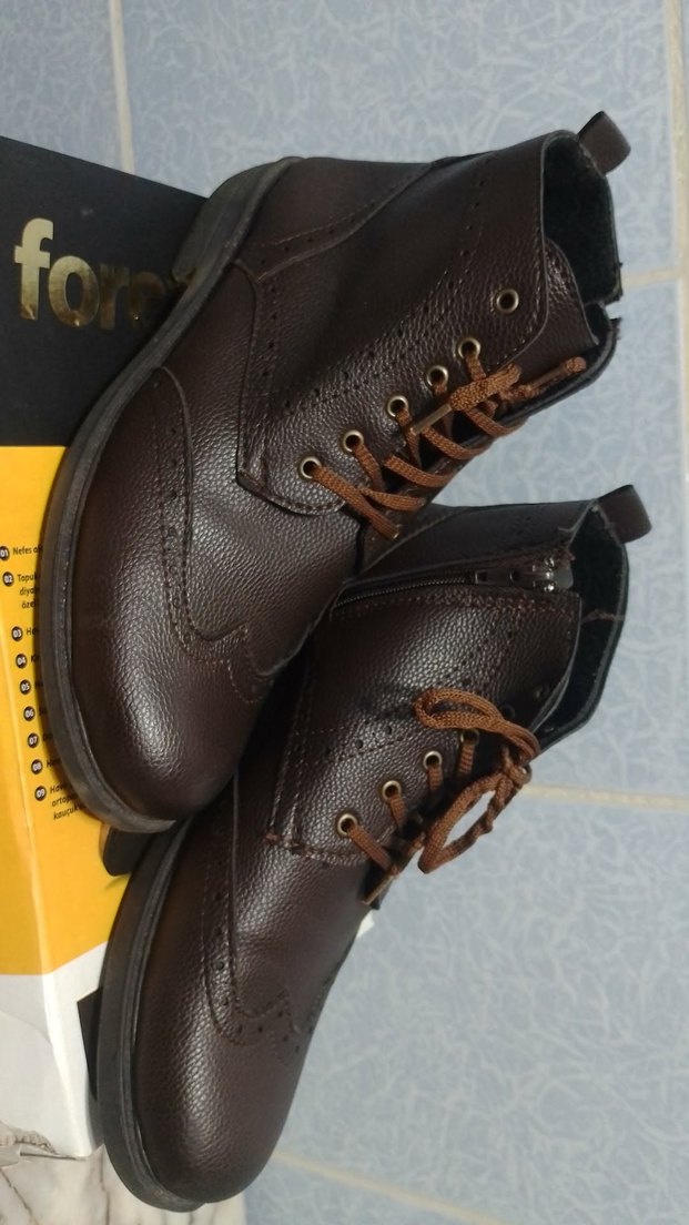 Kahverengi Erkek Kauçuk Bot - Görsel 2