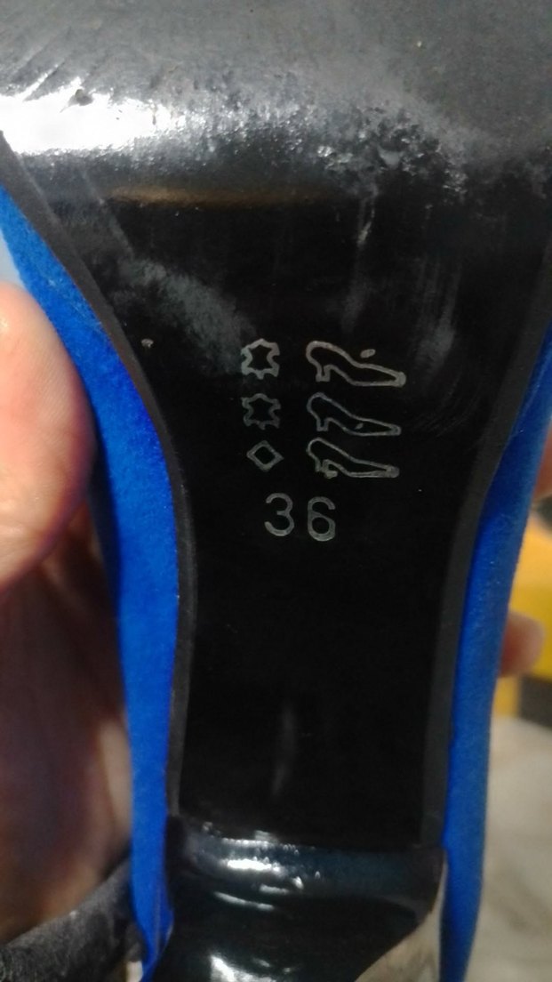 Mavi Parlak Dolgu Topuklu Kadın Stiletto 
10 cm topuklu - Görsel 4