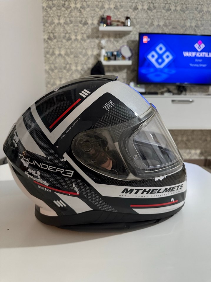 MT Thunder 3  L Beden  Kask - Görsel 3