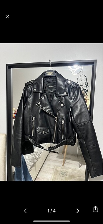 Pull and bear deri ceket