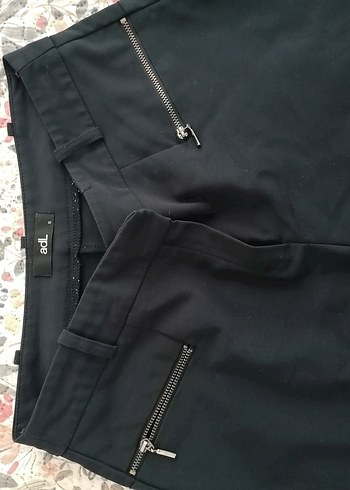 Adil Işık Kadın Siyah Midi Kumaş Pantolon