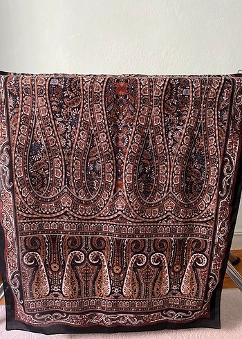 Etnik Desen Şal Siyah - Görsel 4