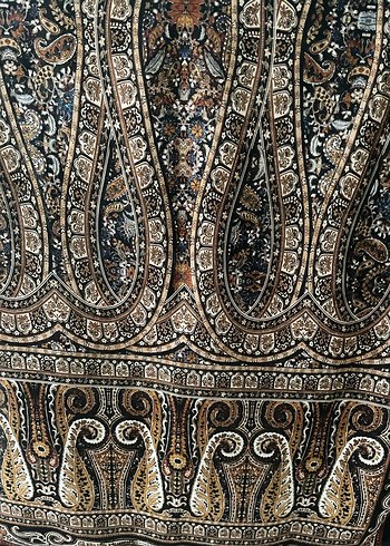 Etnik Desen Şal Siyah - Görsel 6