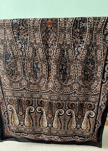 Etnik Desen Şal Siyah - Görsel 7