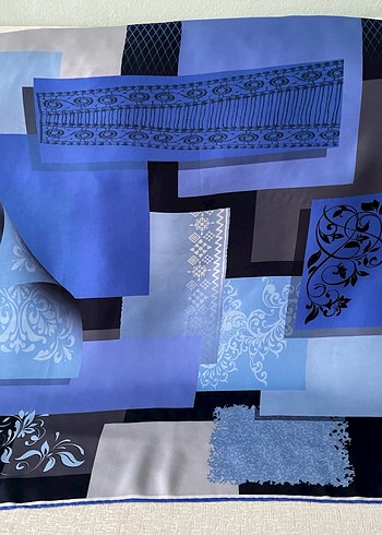 VİSSONA TWİLL İPEK EŞARP - Görsel 3