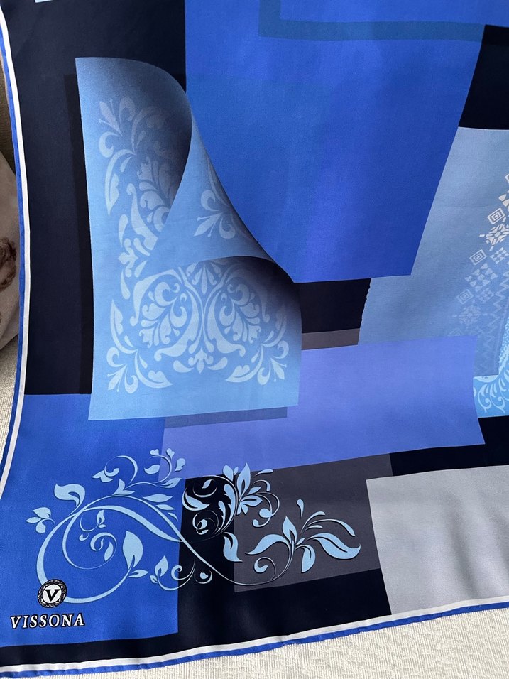 VİSSONA TWİLL İPEK EŞARP - Görsel 2