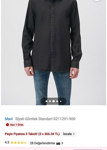 Mavi Jeans Antrasit Gomlek
