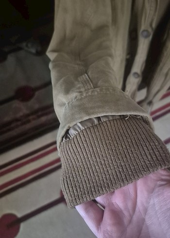 Bej Düğmeli Erkek çocuk parka - Görsel 4