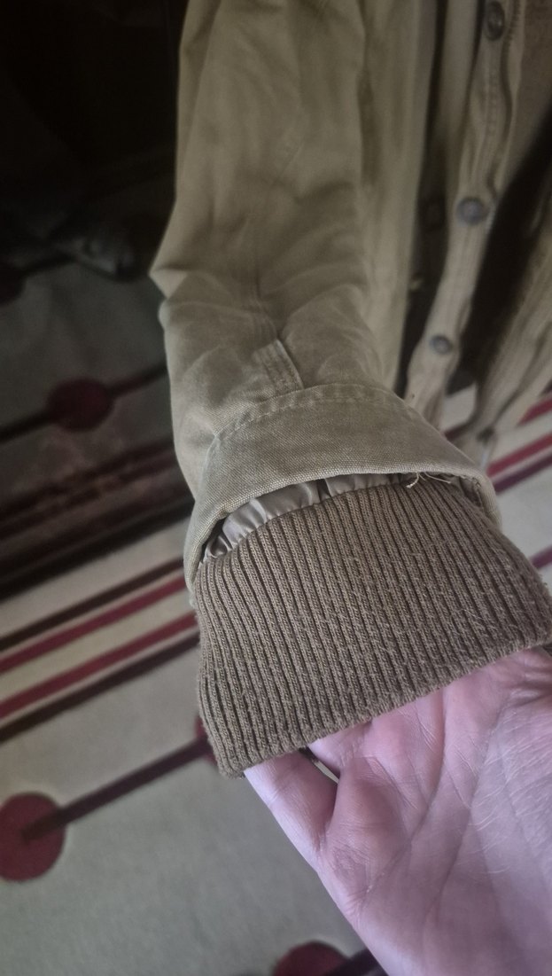 Bej Düğmeli Erkek çocuk parka - Görsel 4