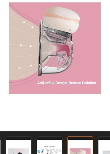 Pastel Pembe Göğüs Pompası - Görsel 5