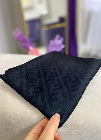  Beden siyah Renk Dior desen pamuklu jakar şal 