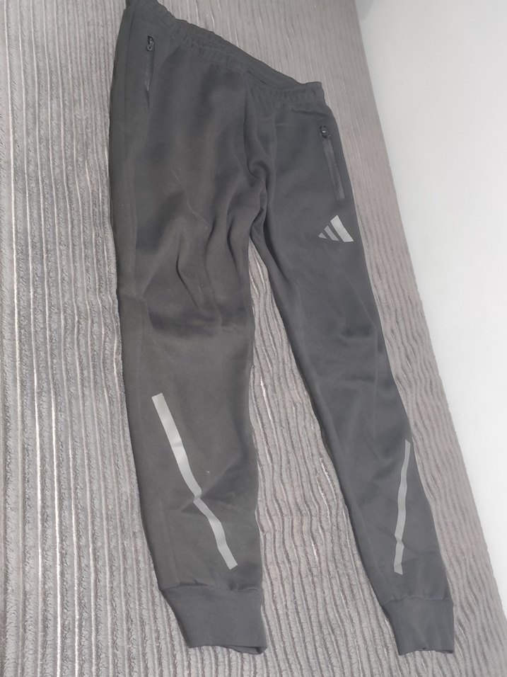 ADİDAS Z.N.E. Gri Rahat Kesim Erkek Eşofman Altı - Görsel 3