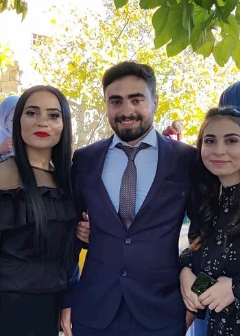 Siyah Çiçek Desenli Bohem Elbise - Görsel 5