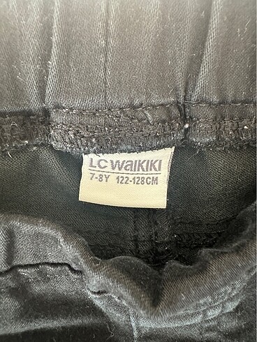 LC Waikiki Lcw Kız Çocuk Siyah Okul Pantalonu 7-8 Yaş