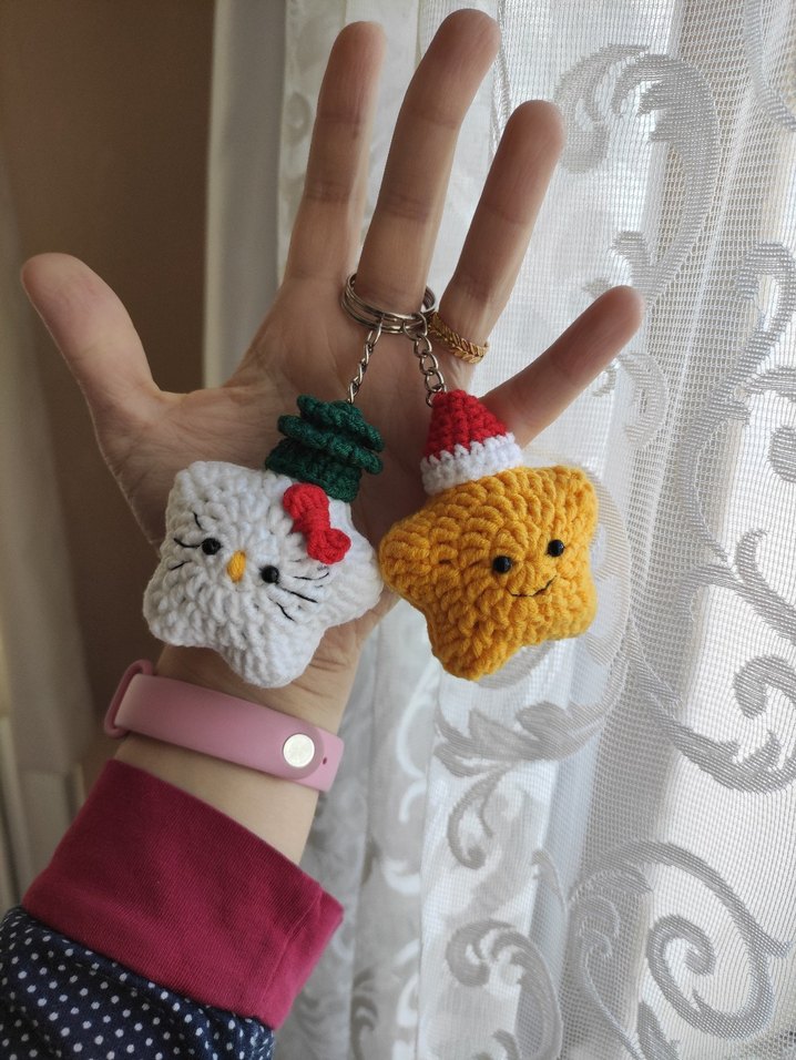 Yılbaşı sevimli anahtarlık çam ağacı süs - Görsel 2