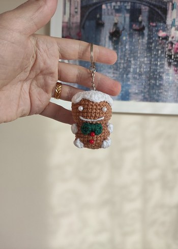 Yılbaşı hediyesi kurabiye adam charm gingerbread man - Görsel 4