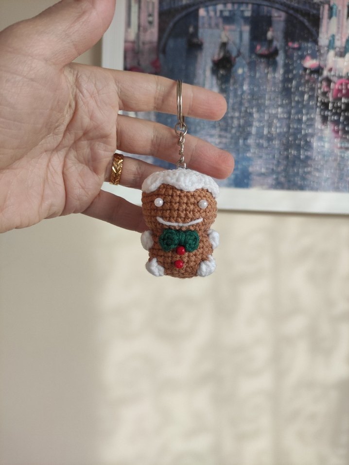 Yılbaşı hediyesi kurabiye adam charm gingerbread man - Görsel 4