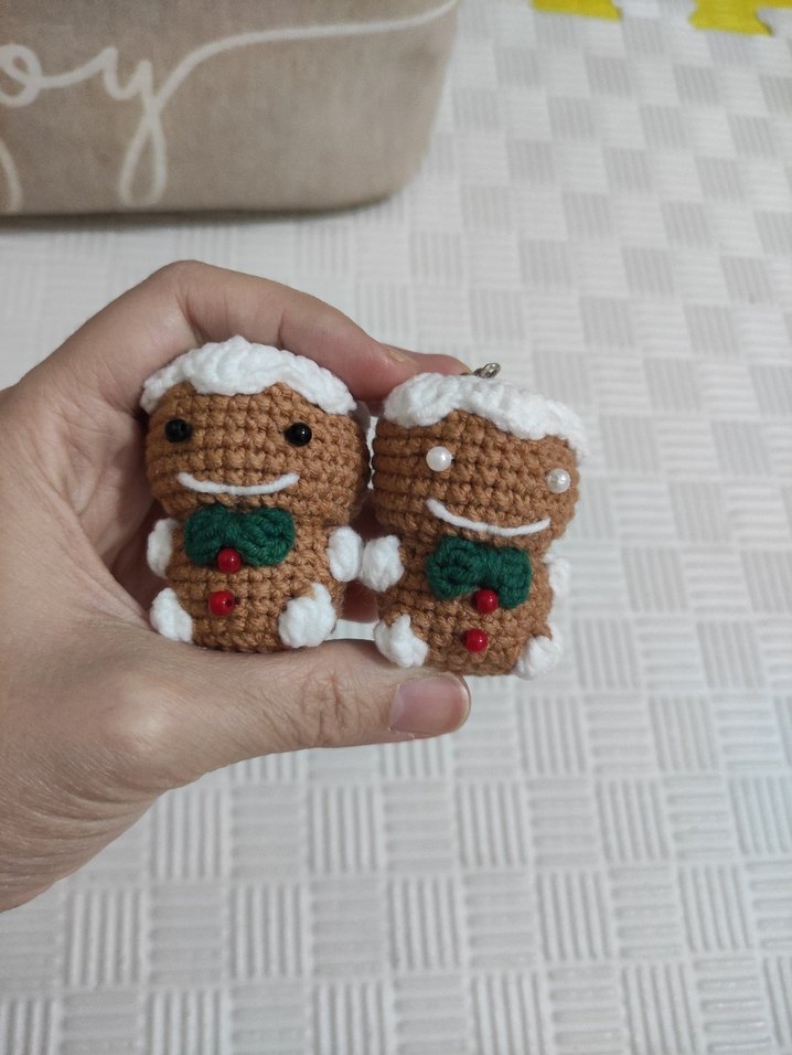 Yılbaşı hediyesi kurabiye adam charm gingerbread man - Görsel 3