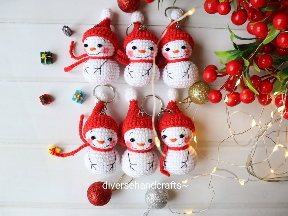 Yılbaşı yeni yıl hediyesi kardan adam - Görsel 2